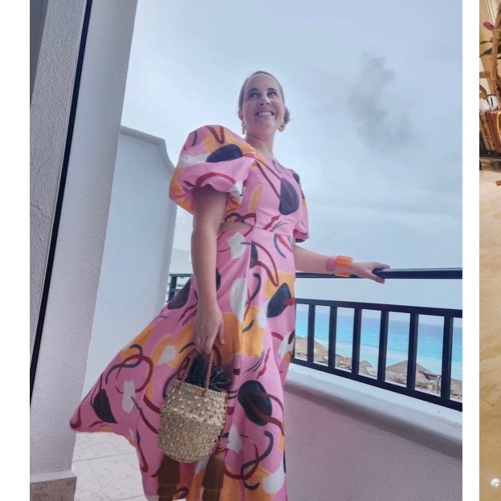 AURETA STUDIO ADA MIDI DRESS | ARTIST'S CANVAS